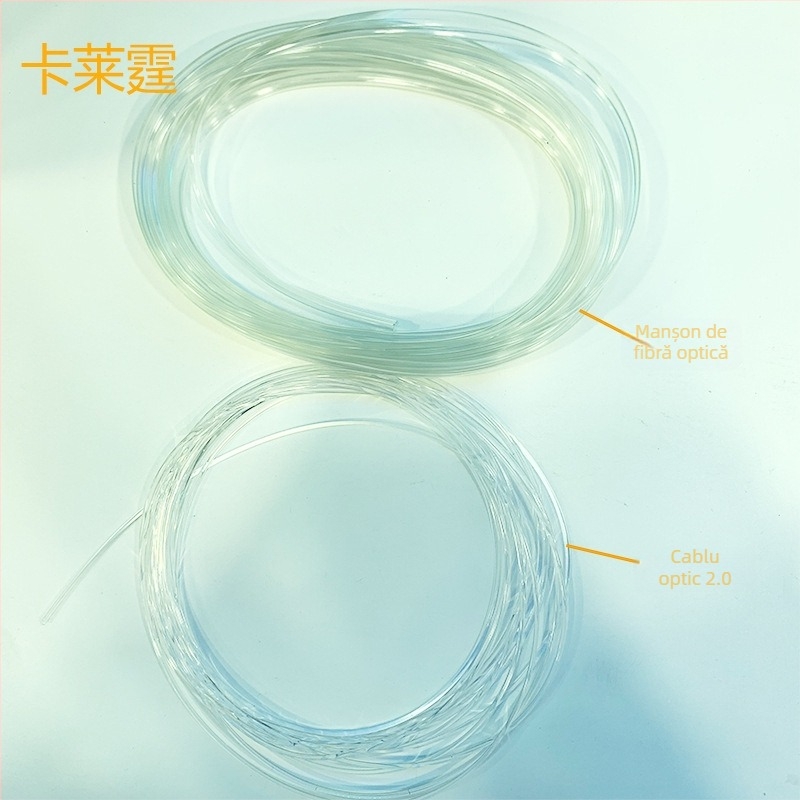 Lampă LED pentru tabloul de bord auto, iluminare ambientală cu cer înstelat, control prin aplicație, 12V, 3.4W, 5050 LED, pentru panoul de bord, uși, lunetă panoramică și consolă centrală