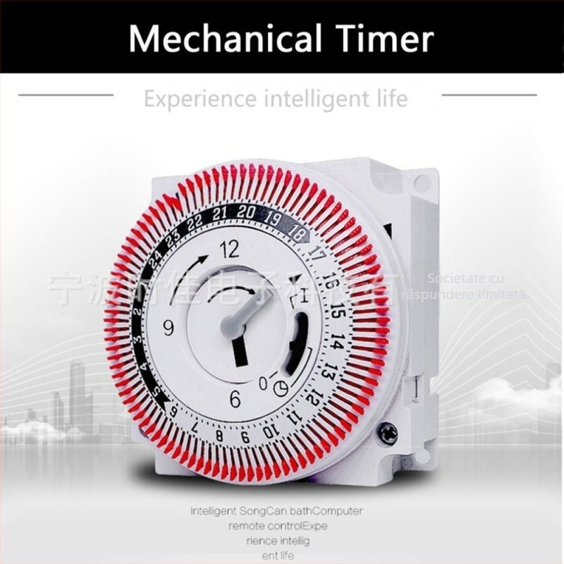 TIMEBEST comutator temporizat cu 96 canale pentru pompe de apă și iluminat stradal — timer industrial CE/ROHS