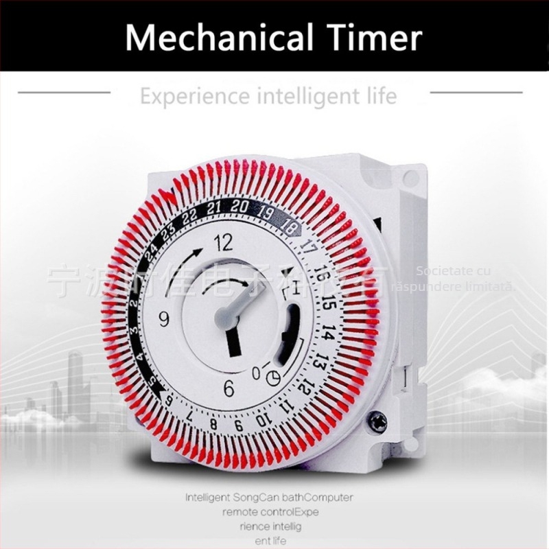 TIMEBEST comutator temporizat cu 96 canale pentru pompe de apă și iluminat stradal — timer industrial CE/ROHS
