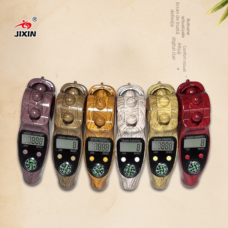 Contor electronic de mână cu busolă și LED, model 2208, interval de numărare 99999, tensiune de intrare 1,5 V