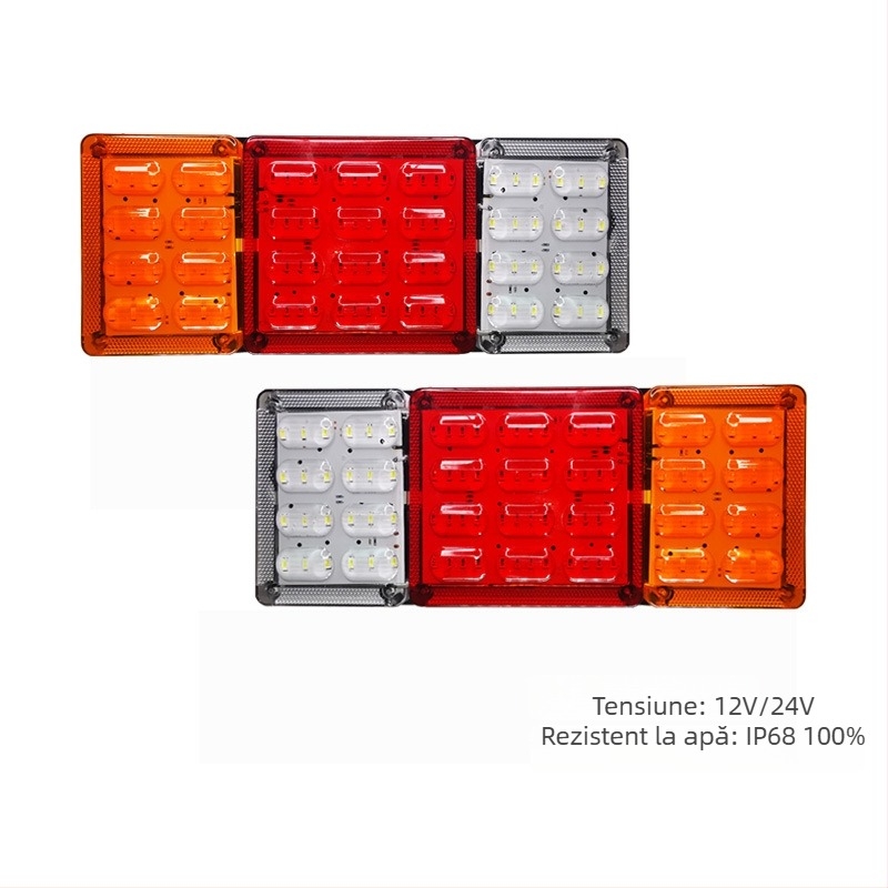 Lămpi de stop pentru mașină SL-101, LED, 12-24V, 10W