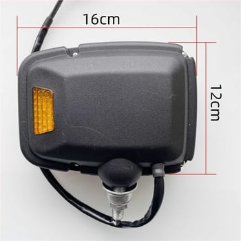 Lumină frontală LED combinată pentru excavator, stivator și vehicul de lucru, universală 12V-80V, câmp vizual larg, far direcțional