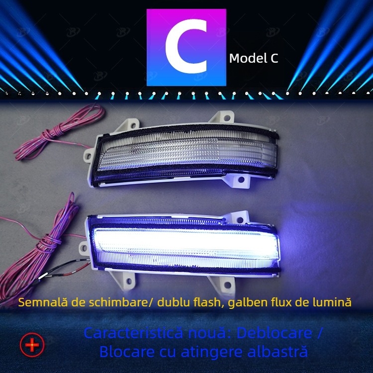 LED semnalizare oglindă retrovizoare pentru Honda Civic 9 Gen, 12V, 5W, durată de viață 87.600 ore, model ZSBQ202404291854