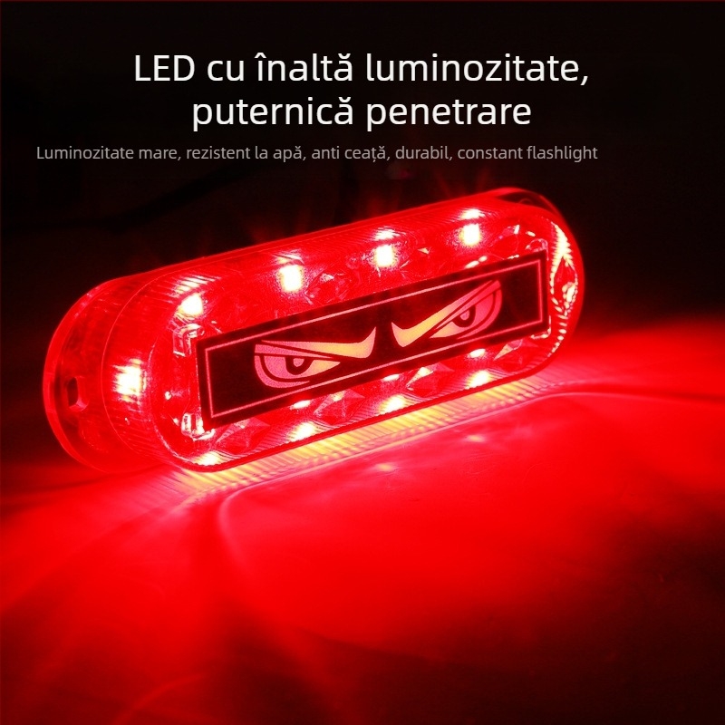 Lumini LED strob pentru mașini și camioane, lumini pentru grilă și colțuri, 12–24V, carcasă ABS, durată de 50.000 de ore