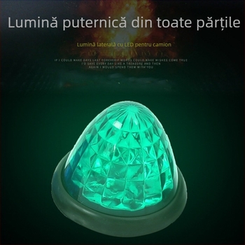 Lampa LED pentru spate a camioanelor, 12-24V, 5W, carcasă policarbonată