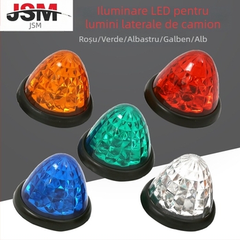 Lampa LED pentru spate a camioanelor, 12-24V, 5W, carcasă policarbonată