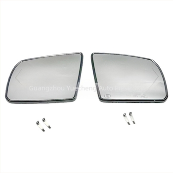 Oglindă retrovizoare înlocuibilă – oglindă plată, 12V, cromată, ABS; Potrivit pentru Toyota Sequoia 2008–2017 și Tacoma 2007–2021 (modelele 879030C100 / 879060C110)