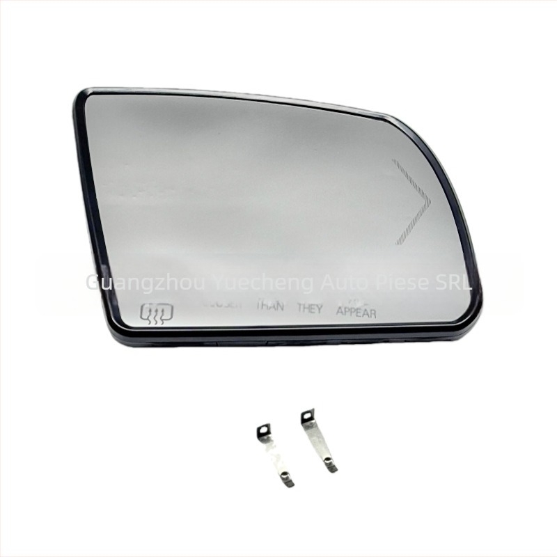 Oglindă retrovizoare înlocuibilă – oglindă plată, 12V, cromată, ABS; Potrivit pentru Toyota Sequoia 2008–2017 și Tacoma 2007–2021 (modelele 879030C100 / 879060C110)