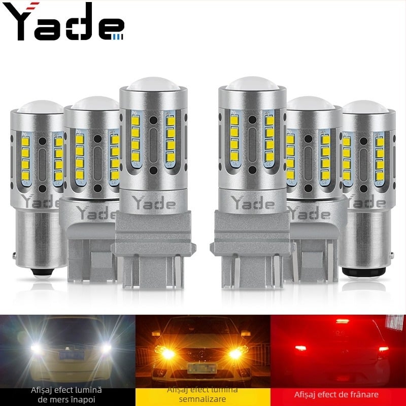 Lumină LED de frână auto CANBUS, 12-24V, 9.5W, 1100 lm, potrivire universală