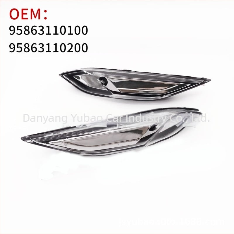 Porsche Cayenne 2011-2014 92A Lampa laterală a bareii față și lampă de colț, ABS, piesa 95863110100/1101