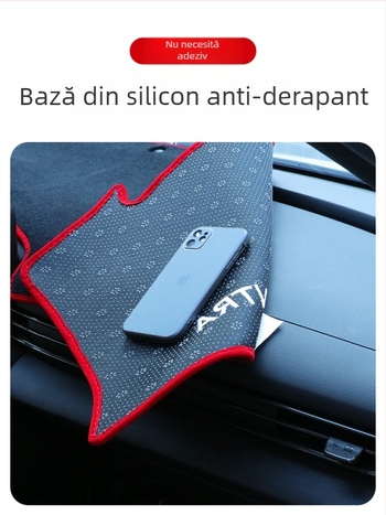 Covoraș pentru consola centrală cu protecție solară, BYD Song Plus DMI Mi versiune, poliester