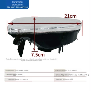 Iluminare pentru bara din față Porsche Cayenne 07-10: semnalizare, lumina de zi și far de ceață - ABS KY/08