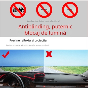 Covoraș de protecție pentru bordul de instrumente – poliester, brand Bei Ai, personalizabil, cu logo tipărit