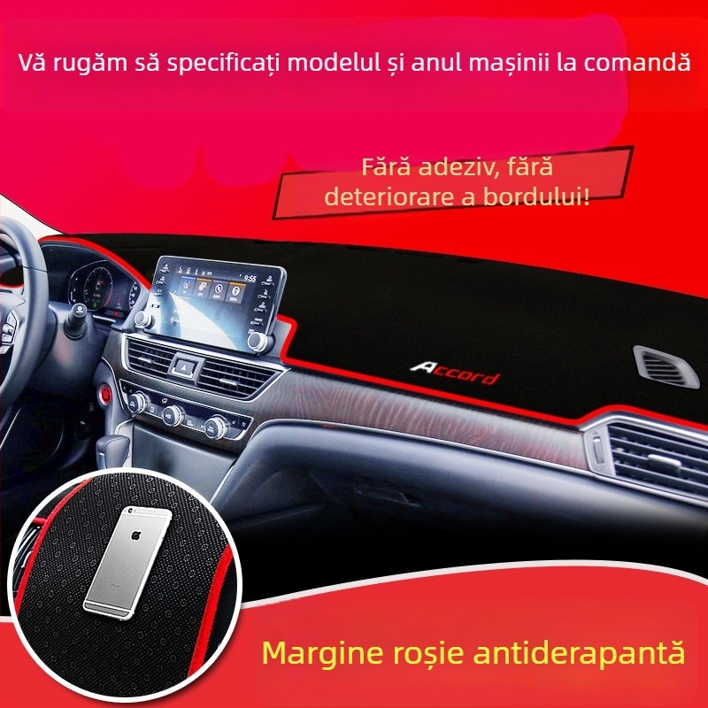 Covoraș de protecție pentru bordul de instrumente – poliester, brand Bei Ai, personalizabil, cu logo tipărit