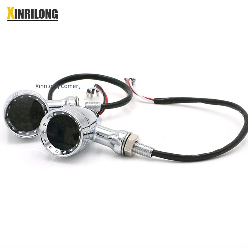 Semnal LED pentru motocicletă din aliaj de aluminiu, HP-Z006, universal 12V pentru motociclete, sursă de lumină 35W, personalizare disponibilă