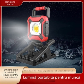 Lampă portabilă de lucru pentru exterior — Proiector LED pentru camping, iluminare ambientală LED, 5000 lm