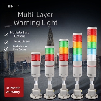 Lumină LED de avertizare pentru utilaje, turn cu indicator multiplu, 24V, EXZS60DH