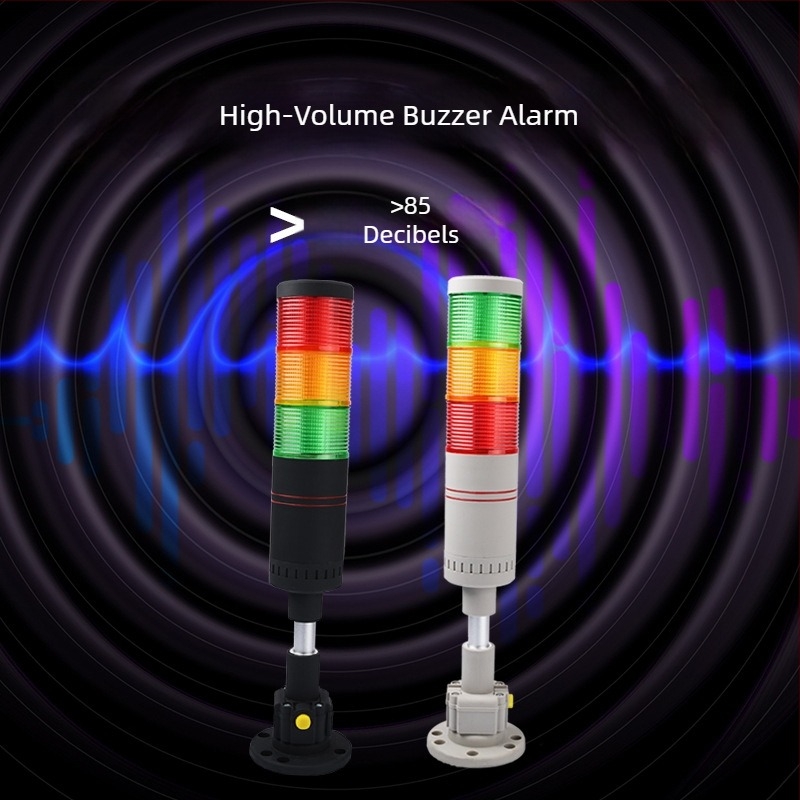 Lumină LED de avertizare pentru utilaje, turn cu indicator multiplu, 24V, EXZS60DH