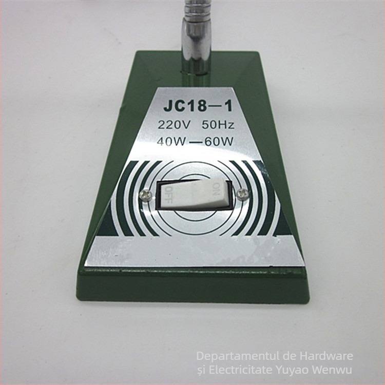 Lampă pentru bancul de lucru al unui strung cu suport E27, 50W, 12-220V, sursă de lumină externă