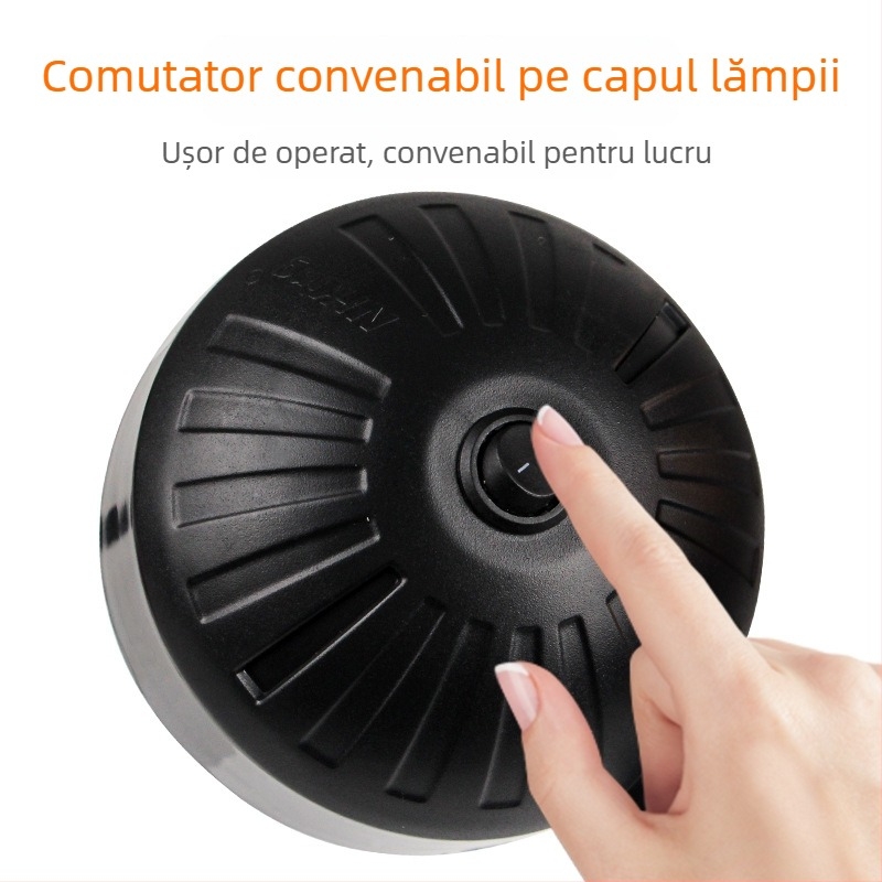 LED lampă de lucru pentru mașini-unelte cu bază magnetică puternică pentru mașini de cusut – lampă de masă industrială universală pentru mașini, 220V/24V (Brand: Nine; LED; Bază magnetică; Tensiune: 220V/24V; Pentru mașini de cusut)