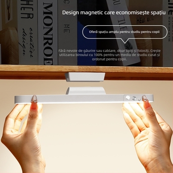 Lampă de birou cu protecție oculară, reîncărcabilă, control tactil, certificat CE, CRI ≥ 90