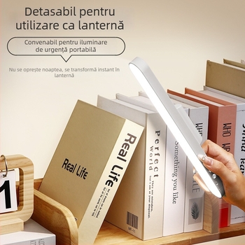 Lampă de birou cu protecție oculară, reîncărcabilă, control tactil, certificat CE, CRI ≥ 90