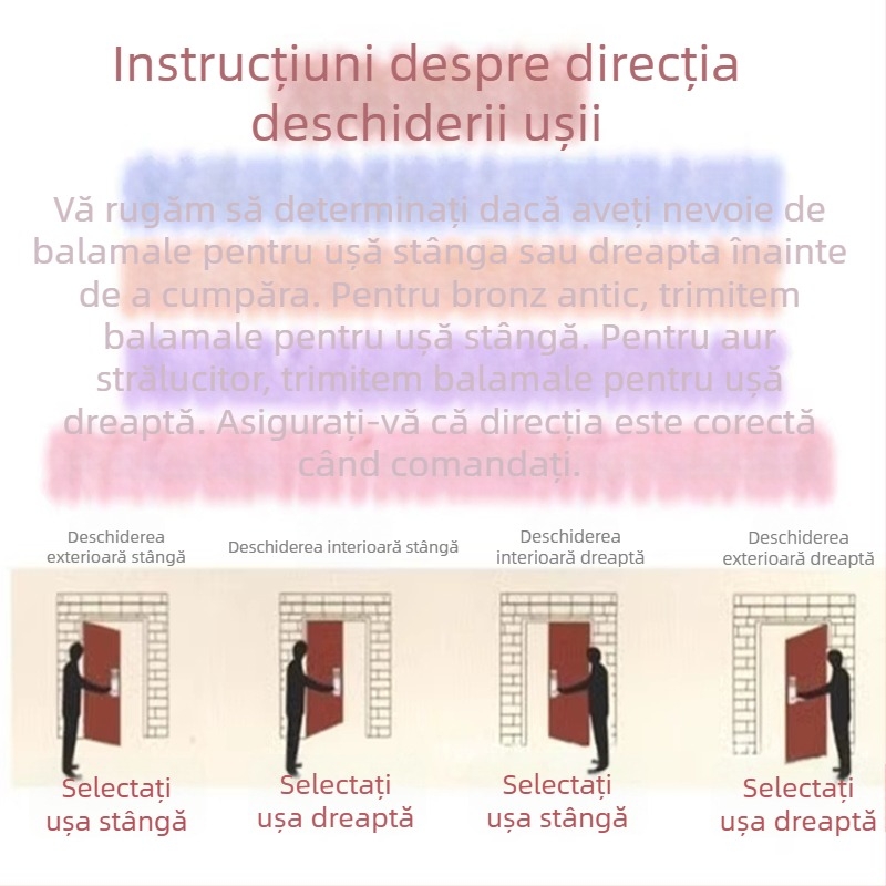 Balama pentru ușă în formă H, din fier, în formă de steag, axă îngroșată, detașabilă