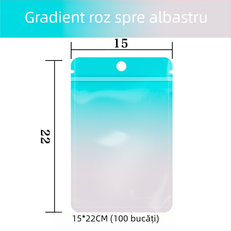 Sac cu închidere etanșă tip ZIP, din PET compozit aluminizat, personalizabil pentru surprize mini, lungimea sigilării 10–30 cm