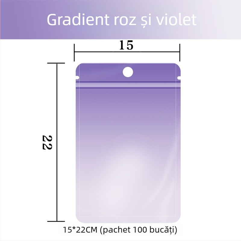 Sac cu închidere etanșă tip ZIP, din PET compozit aluminizat, personalizabil pentru surprize mini, lungimea sigilării 10–30 cm