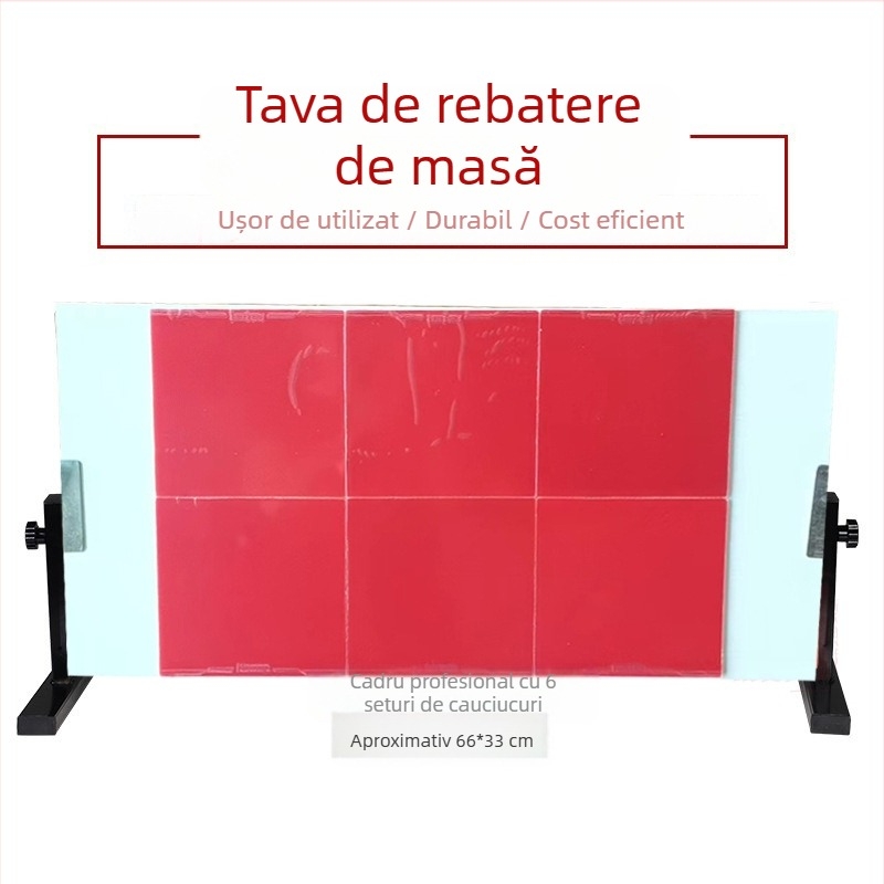 Panou de antrenament pentru tenis de masă destinat antrenamentului solo – panou de revenire a mingilor