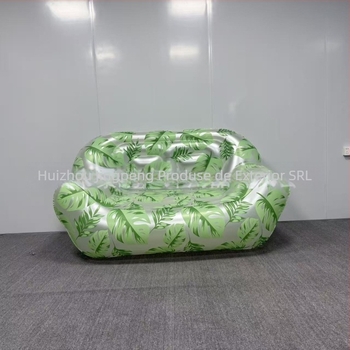 Jingpeng Canapea gonflabilă din PVC cu finisaj catifelat pentru adulți