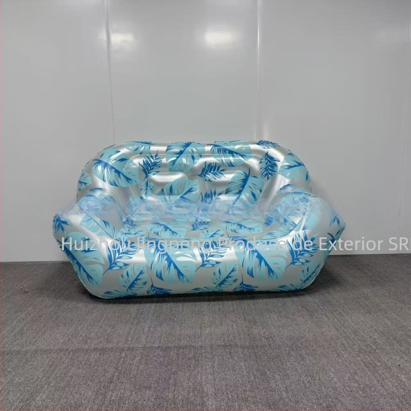 Jingpeng Canapea gonflabilă din PVC cu finisaj catifelat pentru adulți