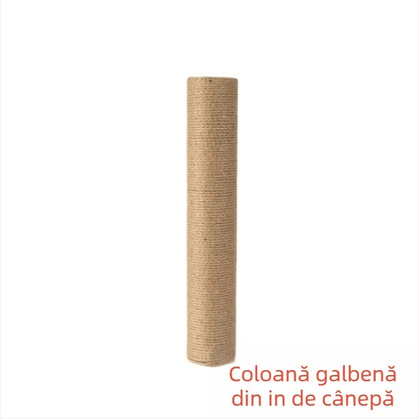 Stâlp de cățărare pentru pisici – kit DIY cu tub din hârtie Kraft și sfoară din cânepă, stil simplu, Charming Pet