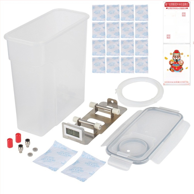 Cutie de uscare pentru consumabilele de imprimare 3D — protecție la praf și umiditate, depozitare etanșă, construcție din plastic, marcă 3ds way