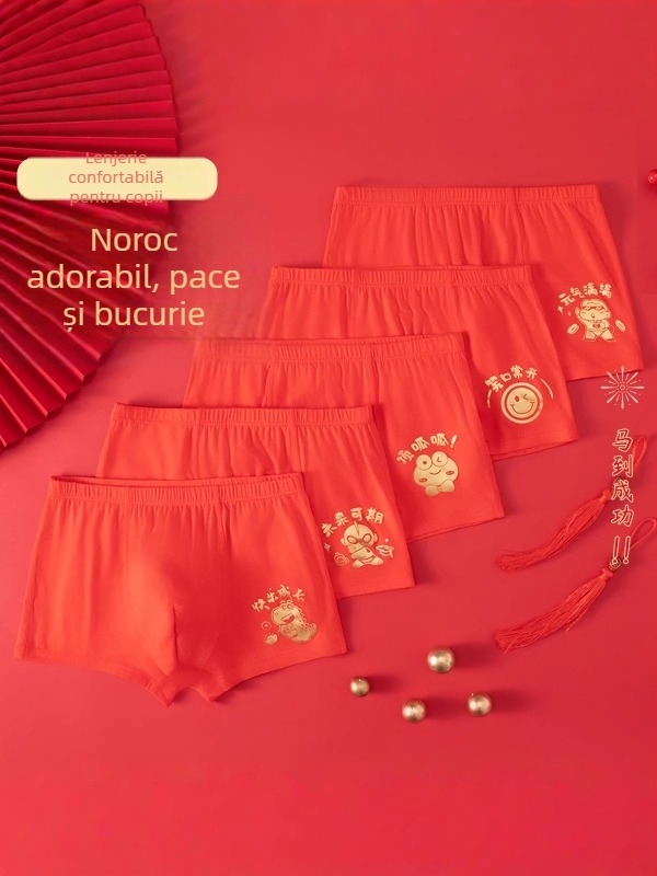 Chiloți pentru copii din Modal, 95% Modal, talie medie, fără cusături, vârsta 3–8 ani