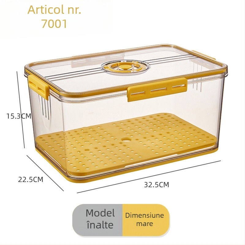 Casetă pentru fructe și legume în frigider, PET material, depozitare