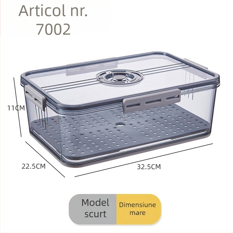 Casetă pentru fructe și legume în frigider, PET material, depozitare