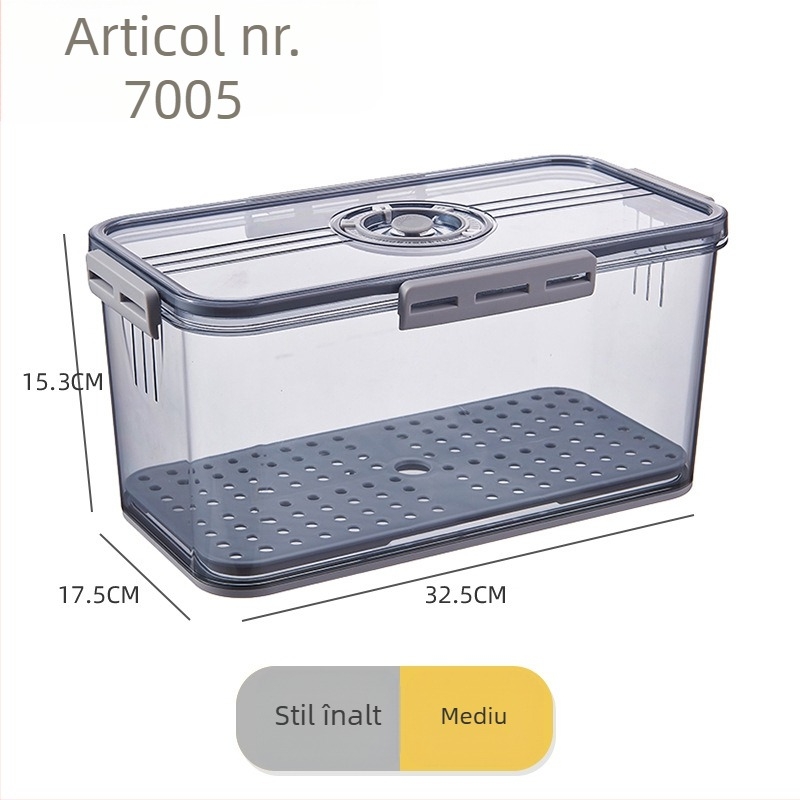 Casetă pentru fructe și legume în frigider, PET material, depozitare