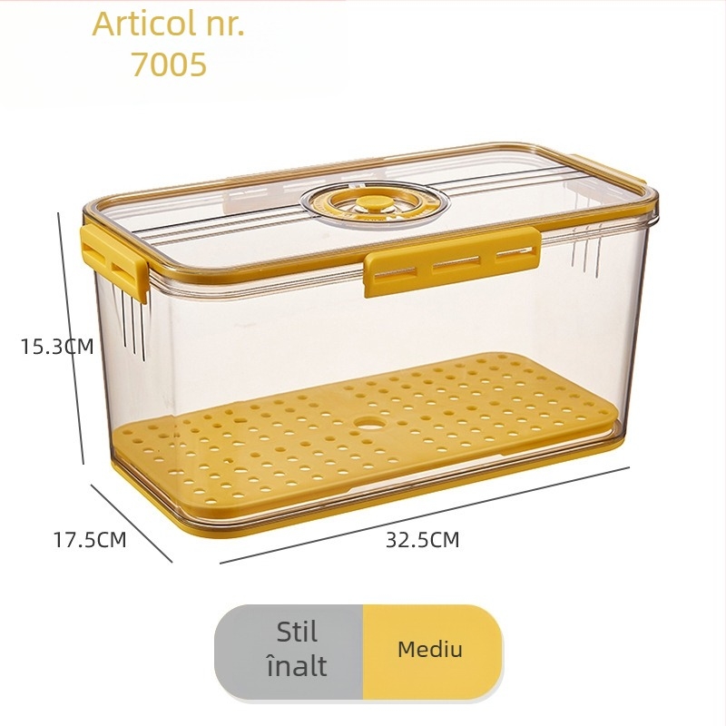 Casetă pentru fructe și legume în frigider, PET material, depozitare