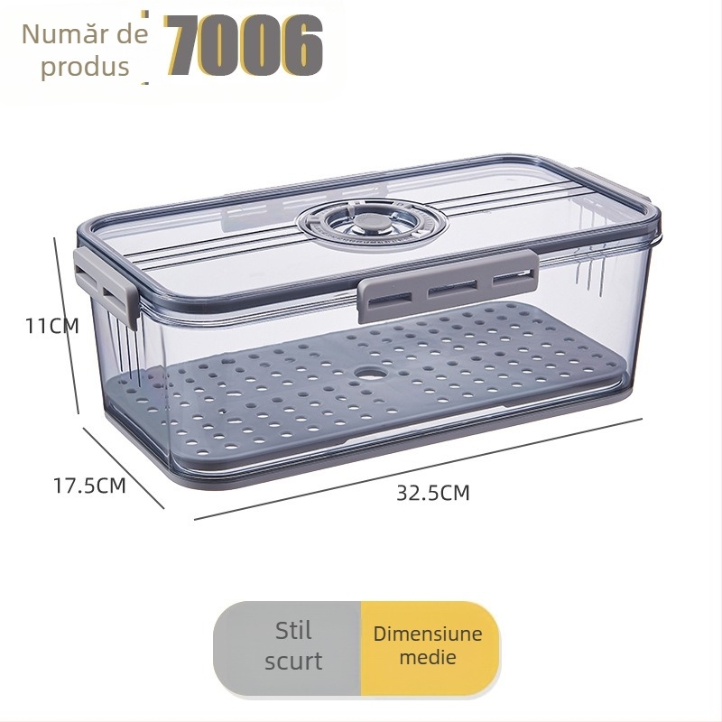 Casetă pentru fructe și legume în frigider, PET material, depozitare