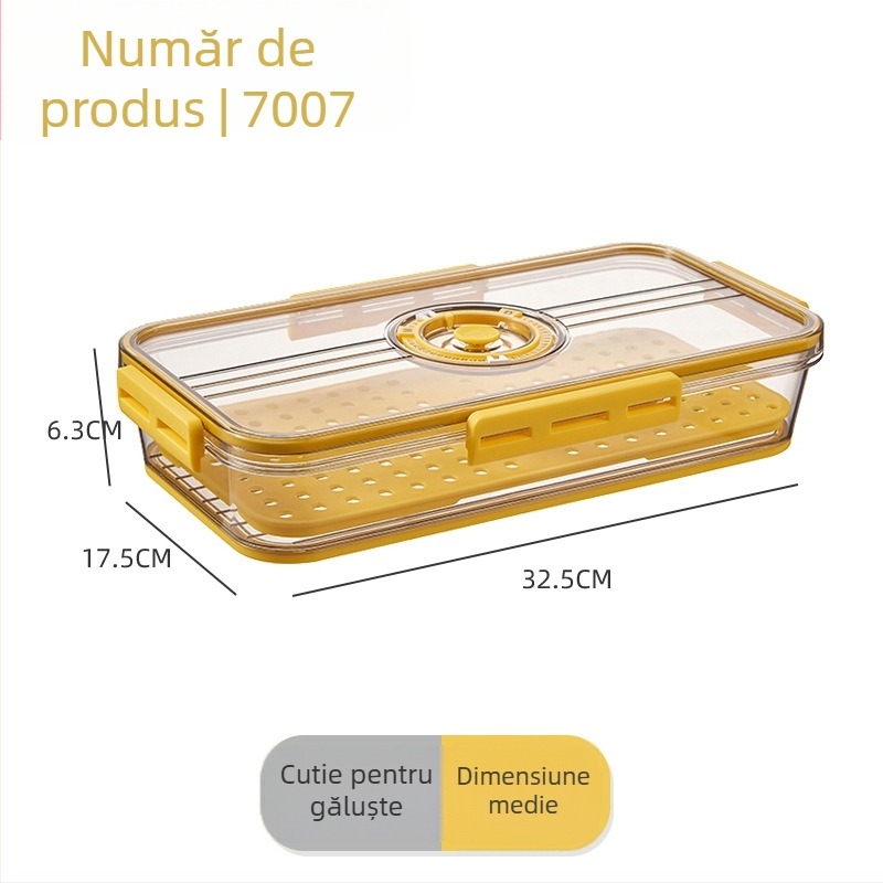 Casetă pentru fructe și legume în frigider, PET material, depozitare