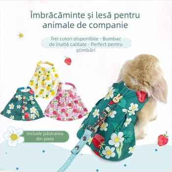 Îmbrăcăminte pentru iepuri și lesă – stil desen animat, bumbac, Radish Valley, universala