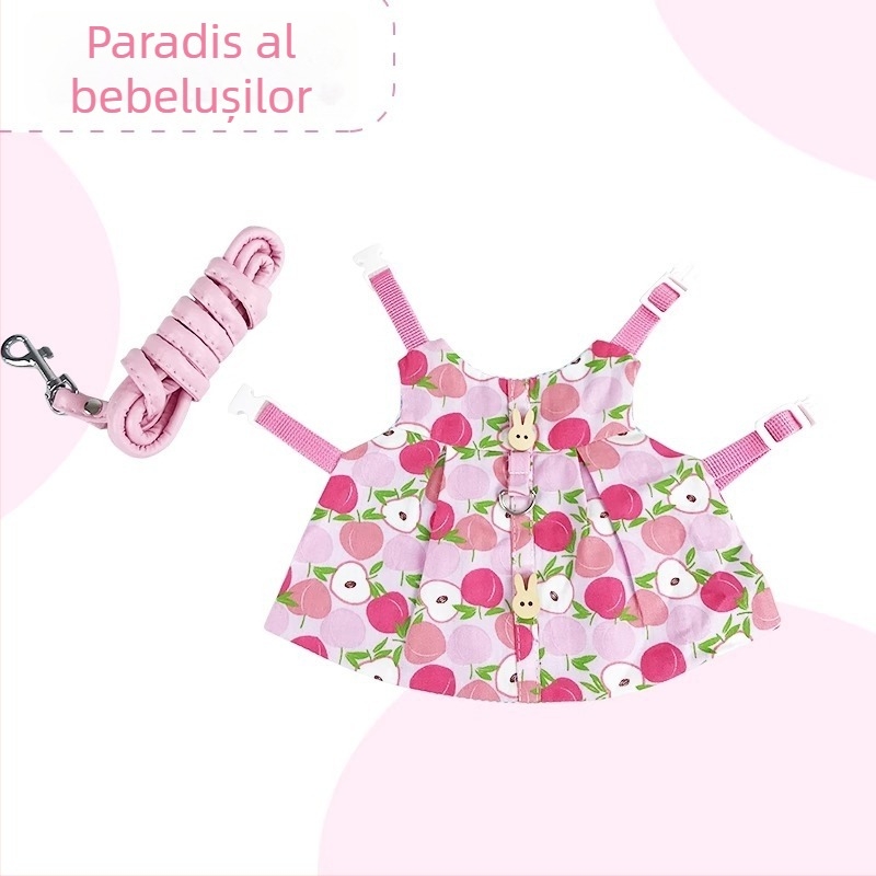 Îmbrăcăminte pentru iepuri și lesă – stil desen animat, bumbac, Radish Valley, universala