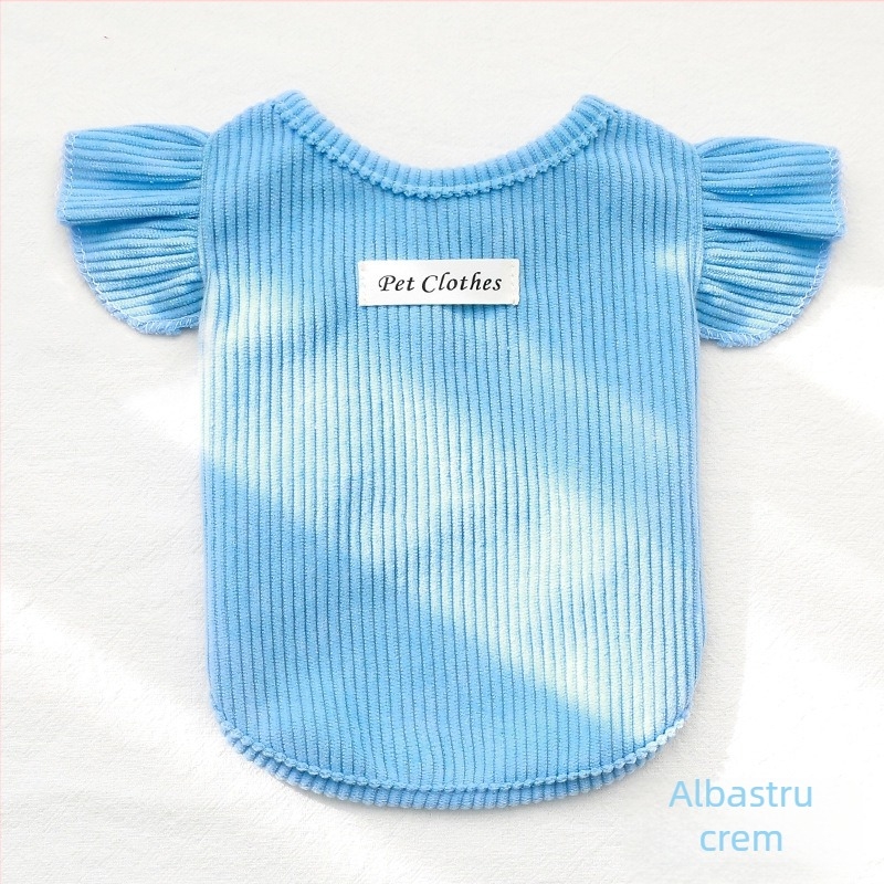 Balun Pet Vest tricotat pentru câini – Stil casual, Material din pânză, Potrivire universală, Primăvară-Vară