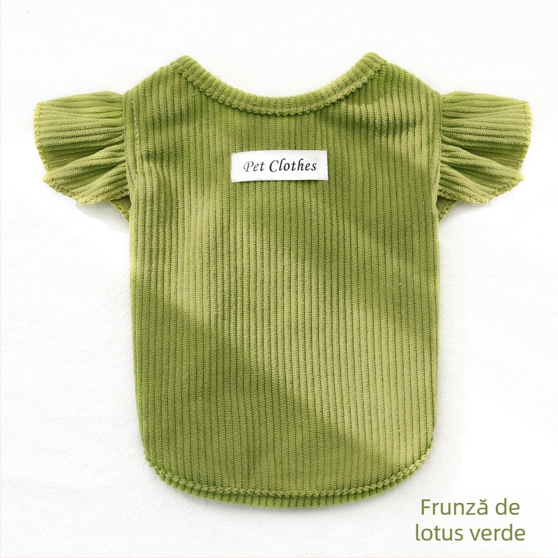 Balun Pet Vest tricotat pentru câini – Stil casual, Material din pânză, Potrivire universală, Primăvară-Vară