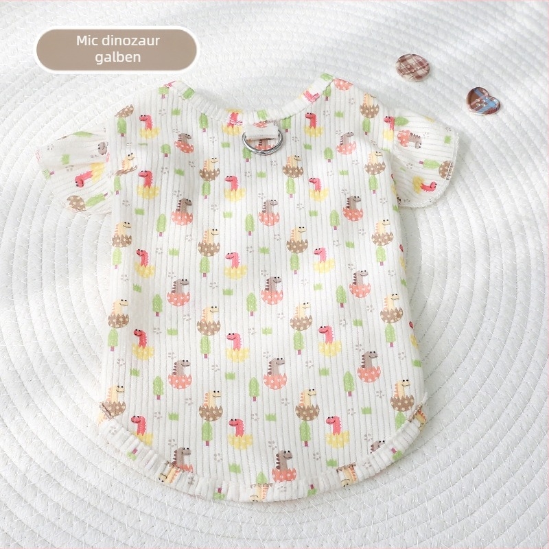 Balun Pet Vest tricotat pentru câini – Stil casual, Material din pânză, Potrivire universală, Primăvară-Vară