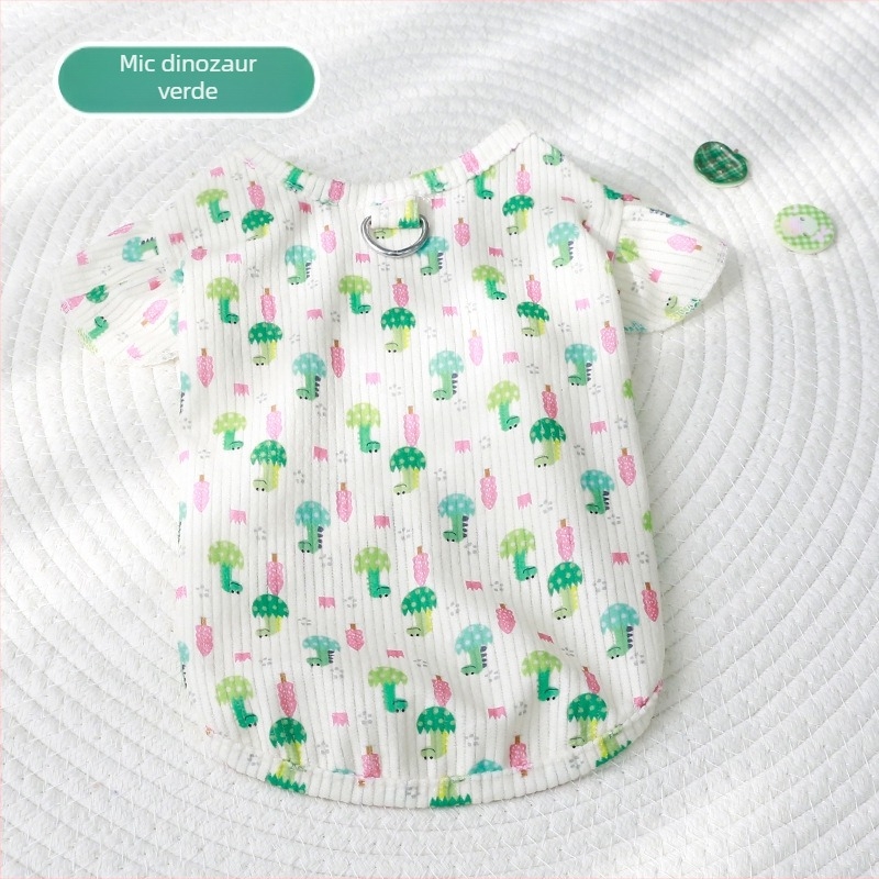 Balun Pet Vest tricotat pentru câini – Stil casual, Material din pânză, Potrivire universală, Primăvară-Vară