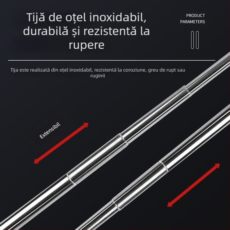 Plasă de pescuit pentru acvariu, din oțel inoxidabil, telescopic, pentru pești ornamentali mici (guppy, betta) – design 3D lucrat manual