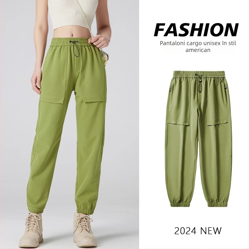 Pantaloni de lucru unisex pentru drumeții și camping, poliester, anti-vânt, primăvară/toamnă