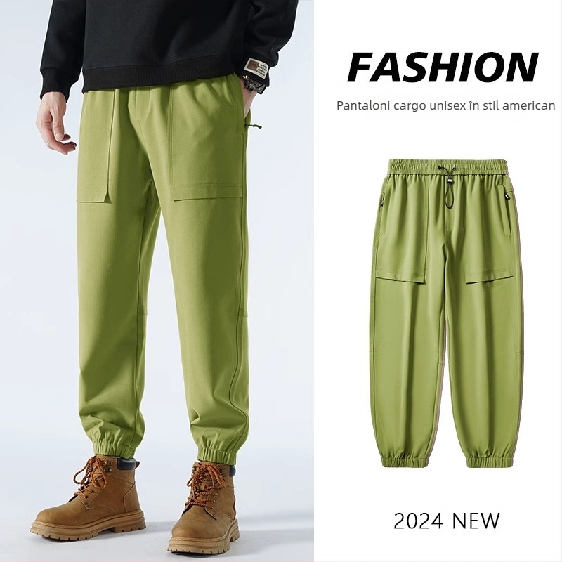 Pantaloni de lucru unisex pentru drumeții și camping, poliester, anti-vânt, primăvară/toamnă